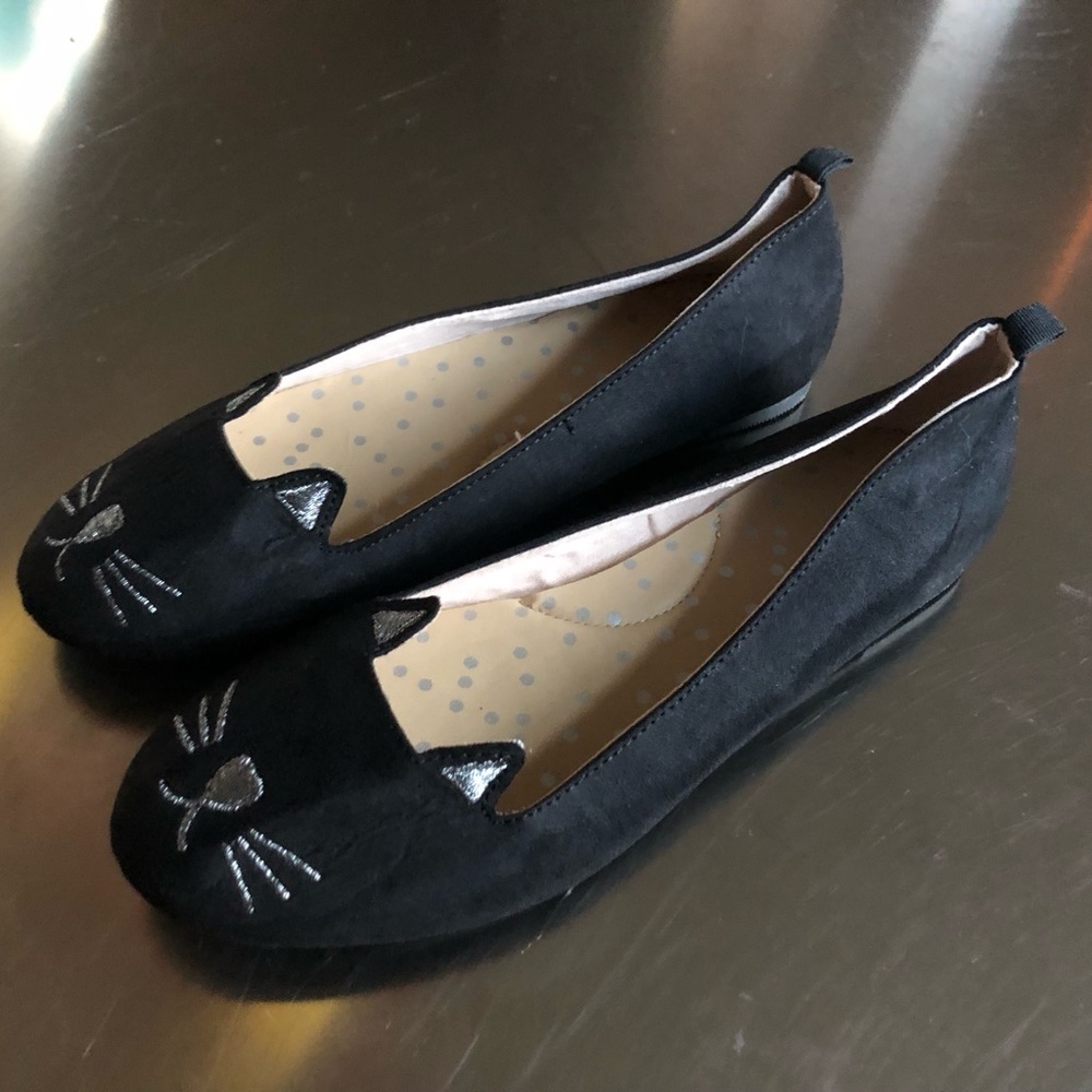 Cat & Jack Kitty Cat Flats, Youth Size 5